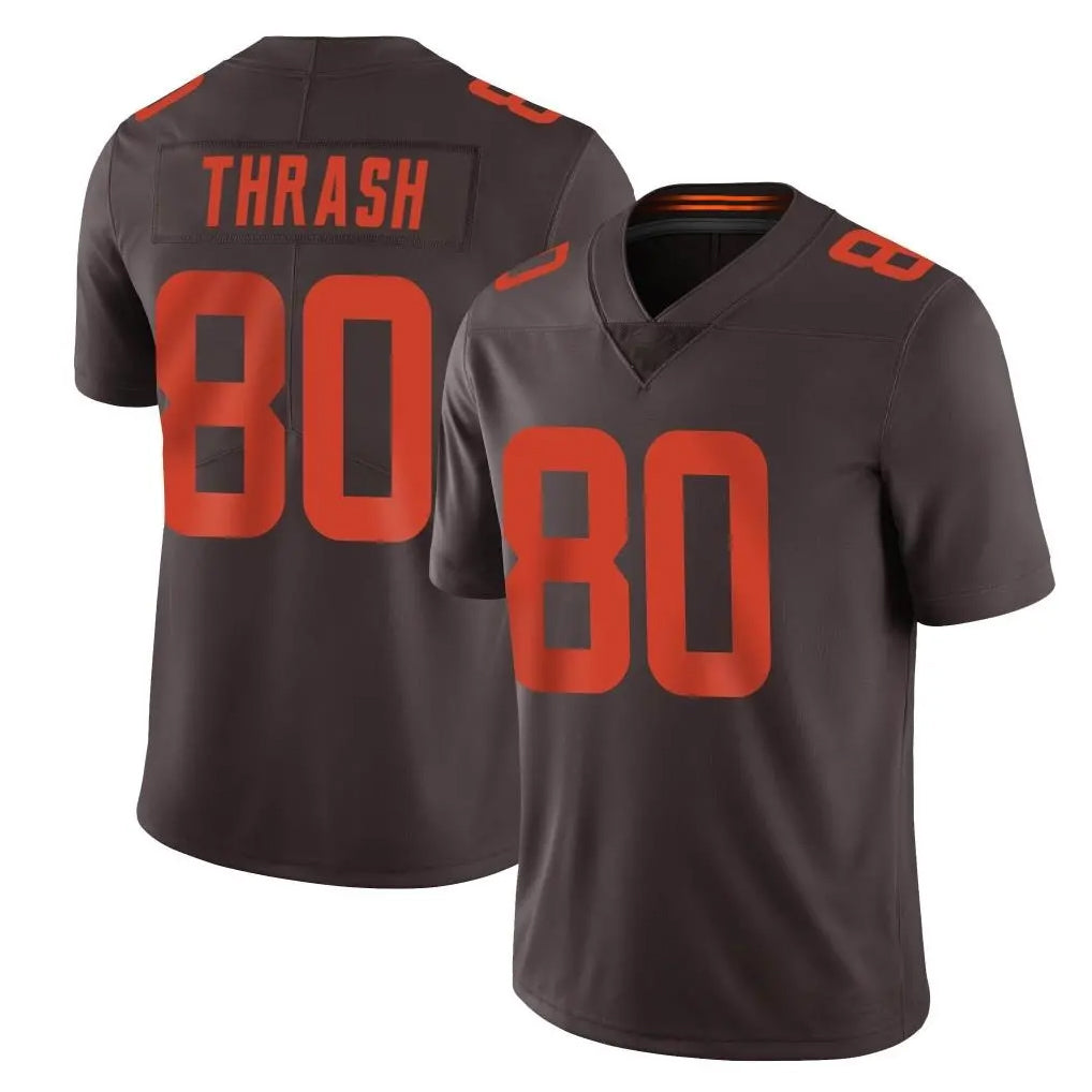 C.Browns #80 Jamari Thrash Player Browns Color Rush Limited Home Game BALCE Stitched Jerseys