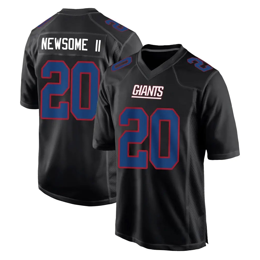 NY.Giants #20 Greg Newsome II Player Carbon Fashion Limited Home Game BALCE Stitched Jerseys