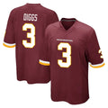 W.Commanders #3 Stefon Diggs Player Burgundy Team Color Home Game BALCE Stitched Jerseys