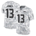S.Seahawks #13 Ernest Jones IV Player Arctic Camo Limited Salute To Service Home Game BALCE Stitched Jerseys