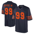 C.Bears #99 Gervon Dexter Sr. Player Navy Blue Alternate Game BALCE Stitched Jerseys
