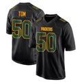 GB.Packers #50 Zach Tom Player Black Fashion Home Game BALCE Stitched Jerseys