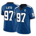 IN.Colts #97 Laiatu Latu Player Royal Limited Indiana Nights Alternate Vapor F.U.S.E. Home Game BALCE Stitched Jerseys