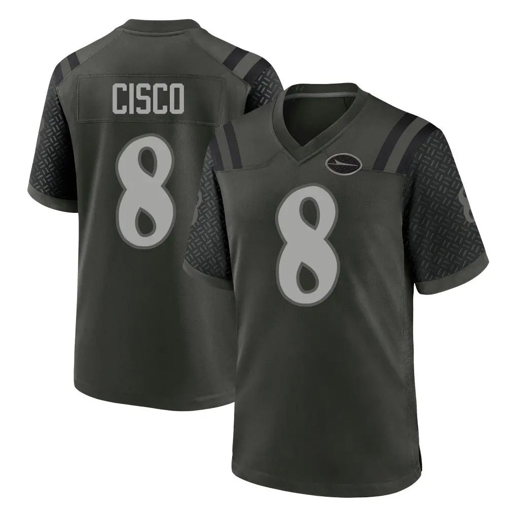NY.Jets #8 Andre Cisco Player Green 2025 Rivalries Collection Home Game BALCE Stitched Jerseys