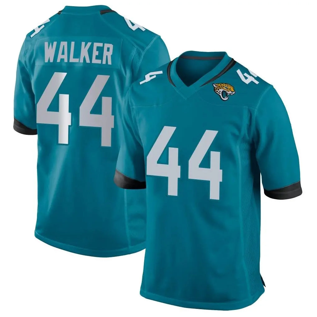 J.Jaguars #44 Travon Walker Player Teal Home Game BALCE Stitched Jerseys