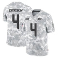 S.Seahawks #4 Michael Dickson Player Arctic Camo Limited Salute To Service Home Game BALCE Stitched Jerseys