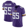 M.Vikings #55 Eric Wilson Player Purple Limited Vapor Untouchable Home Game BALCE Stitched Jerseys