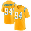 LA.Chargers #94 Dalvin Tomlinson Player Gold Home Game BALCE Stitched Jerseys