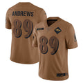 B.Ravens #89 Mark Andrews Player Brown Salute To Service Limited BALCE Stitched Jerseys