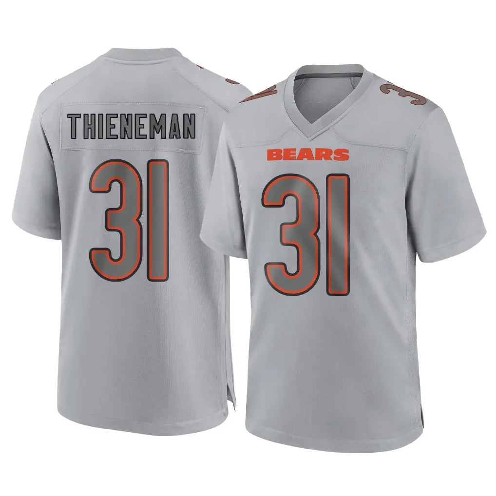 C.Bears #31 Dillon Thieneman Player Gray Atmosphere Fashion Game BALCE Stitched Jerseys
