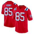 NE.Patriots #85 Hunter Henry Player Red Home Game BALCE Stitched Jerseys