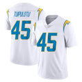 LA.Chargers #45 Tuli Tuipulotu Player White Limited Vapor Untouchable Home Game BALCE Stitched Jerseys
