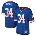 B.Bills #34 Thurman Thomas Player Royal Mitchell & Ness Legacy Replica BALCE Stitched Jerseys