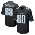 P.Eagles #88 Dallas Goedert Player Black Home Game BALCE Stitched Jerseys