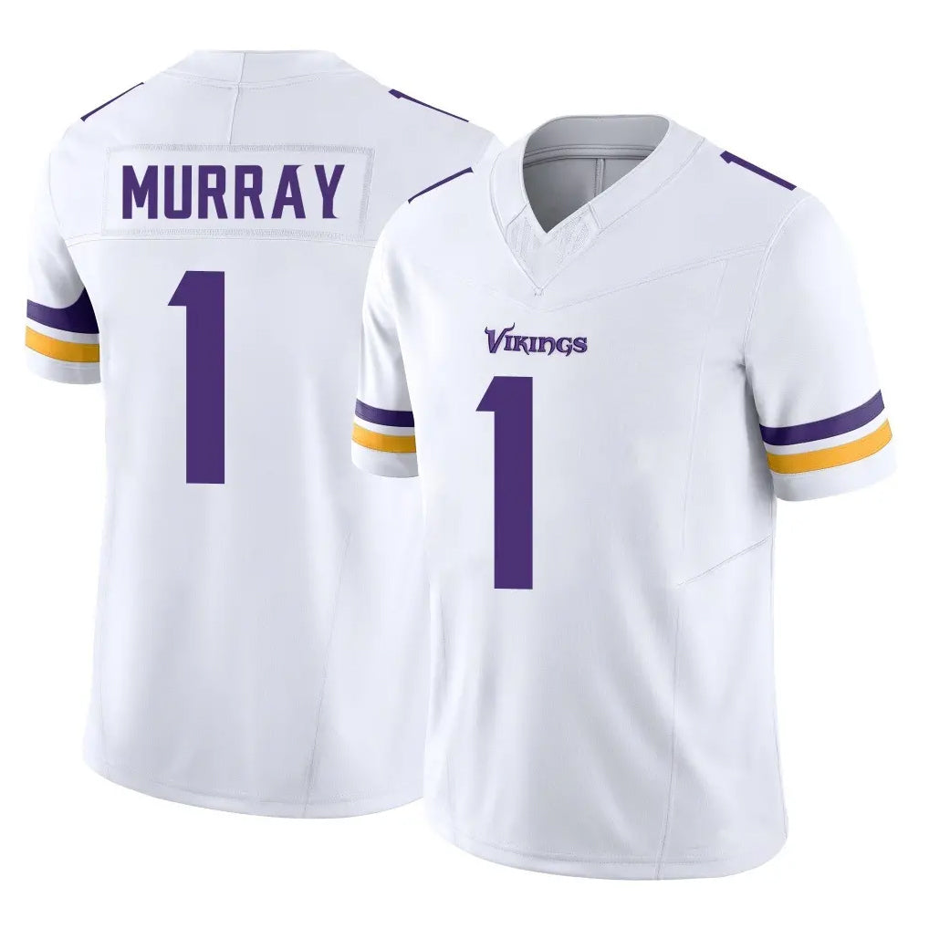 M.Vikings #1 Kyler Murray Player White Limited Vapor F.U.S.E. Home Game BALCE Stitched Jerseys