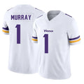 M.Vikings #1 Kyler Murray Player White Limited Vapor F.U.S.E. Home Game BALCE Stitched Jerseys