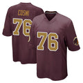W.Commanders #76 Sam Cosmi Player Burgundy Alternate Home Game BALCE Stitched Jerseys
