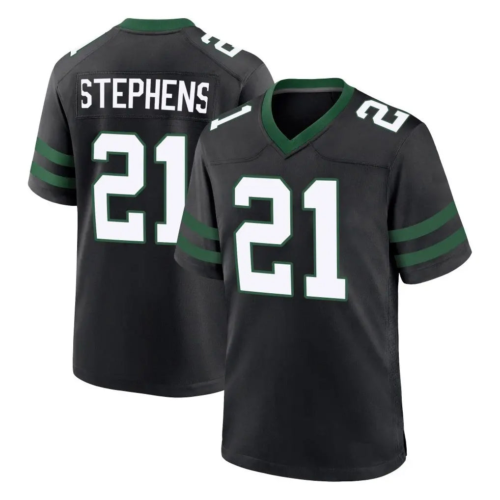 NY.Jets #21 Brandon Stephens Player Black Legacy Home Game BALCE Stitched Jerseys