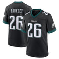 P.Eagles #26 Saquon Barkley Player Black Game Home BALCE Stitched Jerseys