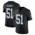 LV.Raiders #51 Malcolm Koonce Player Black Limited Vapor Untouchable Home Game BALCE Stitched Jerseys
