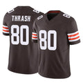 C.Browns #80 Jamari Thrash Player Brown Vapor F.U.S.E. Limited Home Game BALCE Stitched Jerseys
