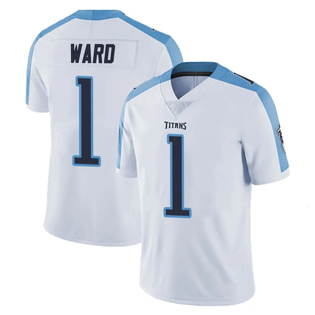 T.Titans #1 Cam Ward Player White Limited Vapor Untouchable Home Game BALCE Stitched Jerseys