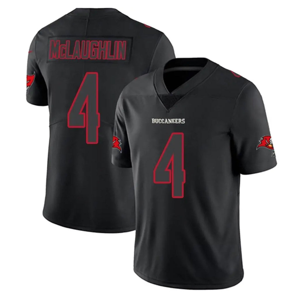 TB.Buccaneers #4 Chase McLaughlin Player Black Impact Limited Home Game BALCE Stitched Jerseys