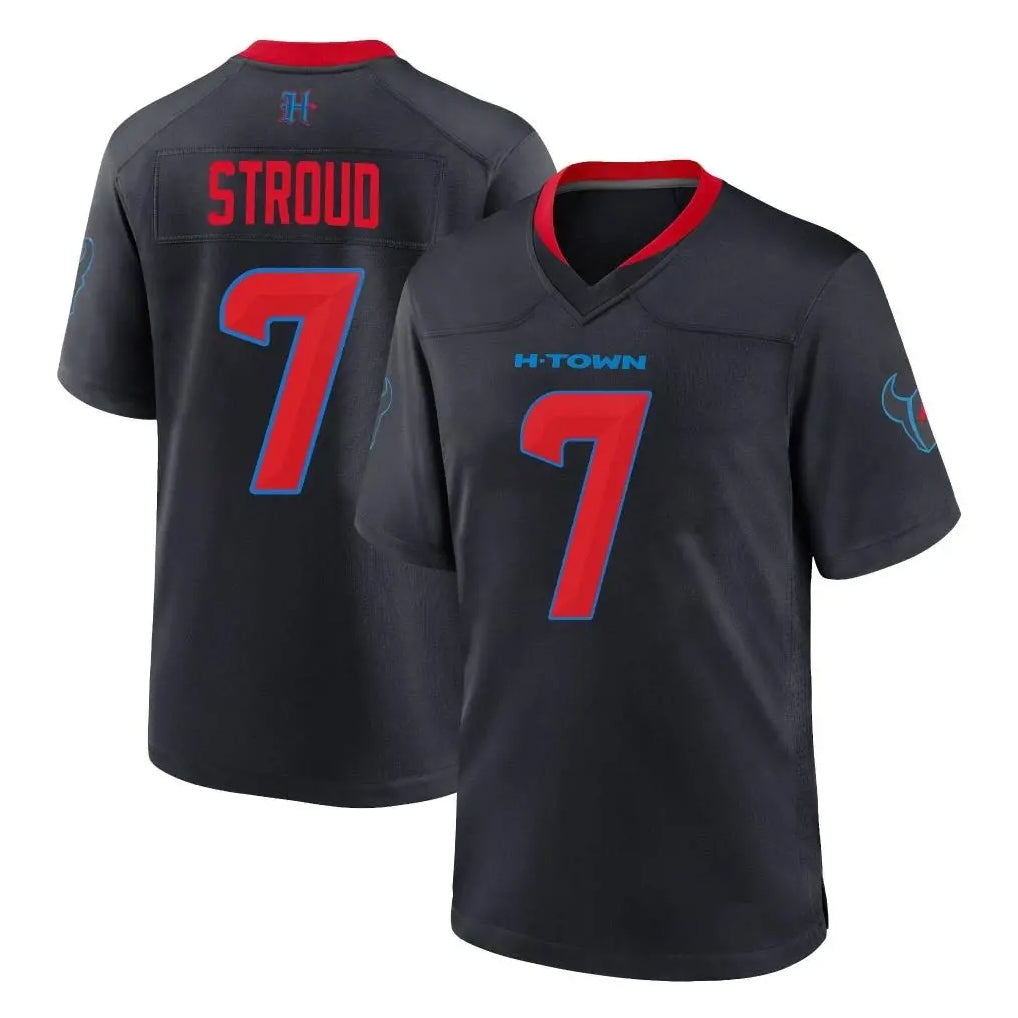 H.Texans #7 CJ Stroud Player Navy 2nd Alternate Home Game BALCE Stitched Jerseys