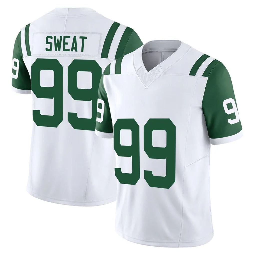 NY.Jets #99 T'Vondre Sweat Player White Limited Classic Vapor F.U.S.E. Home Game BALCE Stitched Jerseys