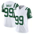 NY.Jets #99 T'Vondre Sweat Player White Limited Classic Vapor F.U.S.E. Home Game BALCE Stitched Jerseys