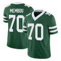 NY.Jets #70 Armand Membou Player Green Legacy Limited Vapor F.U.S.E. Home Game BALCE Stitched Jerseys