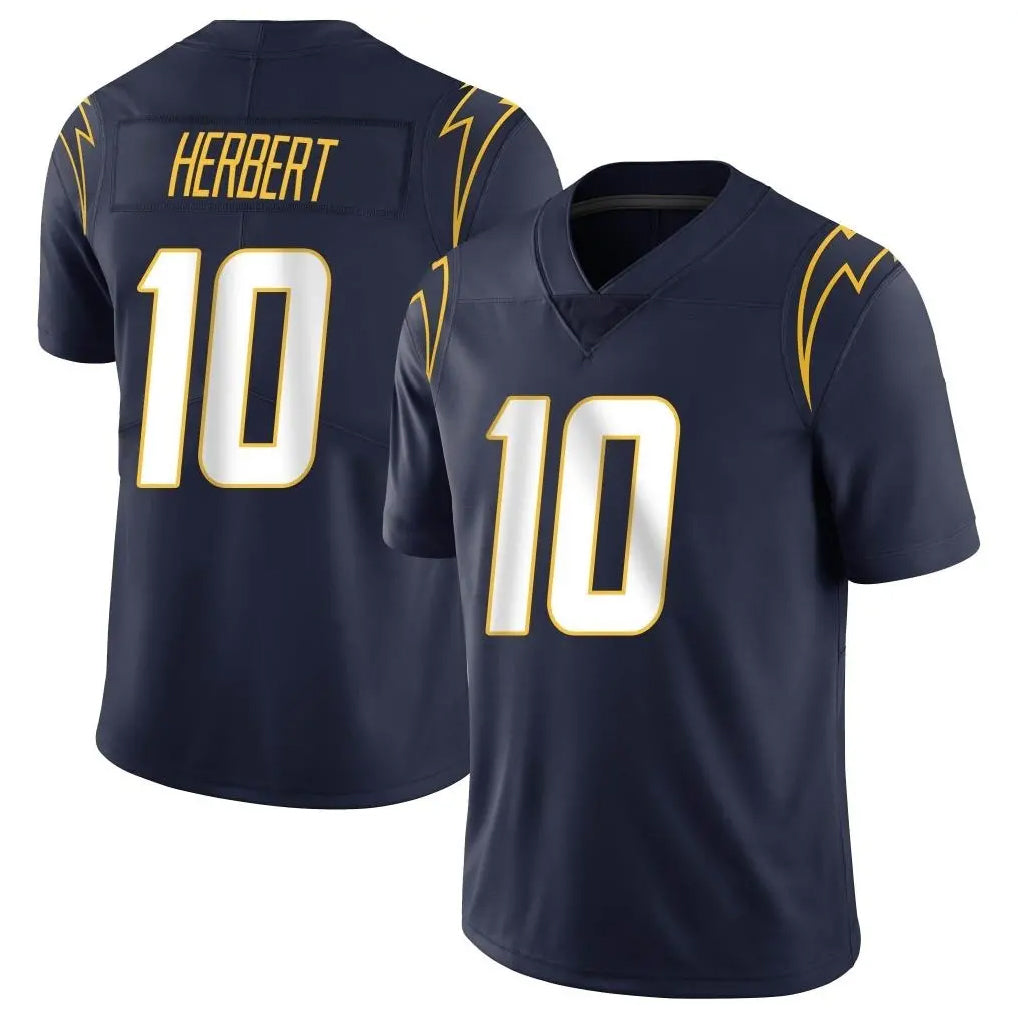 LA.Chargers #10 Justin Herbert Player Navy Limited Vapor Untouchable Home Game BALCE Stitched Jerseys