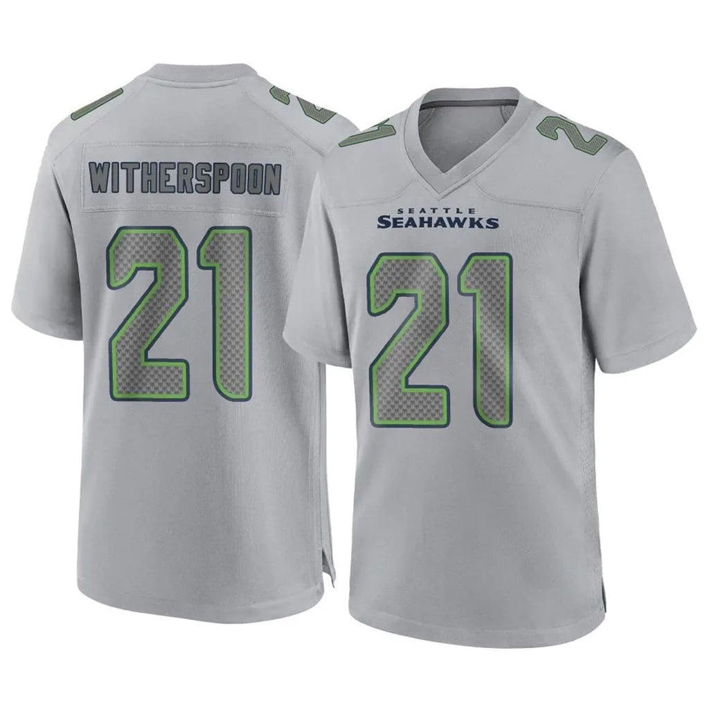 S.Seahawks #21 Devon Witherspoon Player Gray Atmosphere Fashion Home Game BALCE Stitched Jerseys