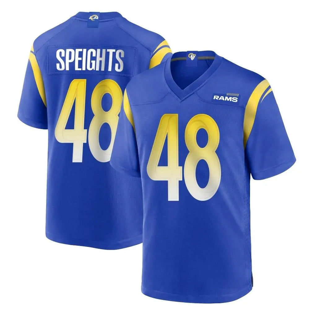 LA.Rams #48 Omar Speights Player Royal Home Game BALCE Stitched Jerseys