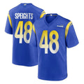 LA.Rams #48 Omar Speights Player Royal Home Game BALCE Stitched Jerseys