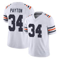 C.Bears #34 Walter Payton Player White Classic Vapor Limited Home Game BALCE Stitched Jerseys