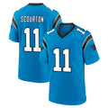 C.Panthers #11 Nic Scourton Player Blue Home Game BALCE Stitched Jerseys