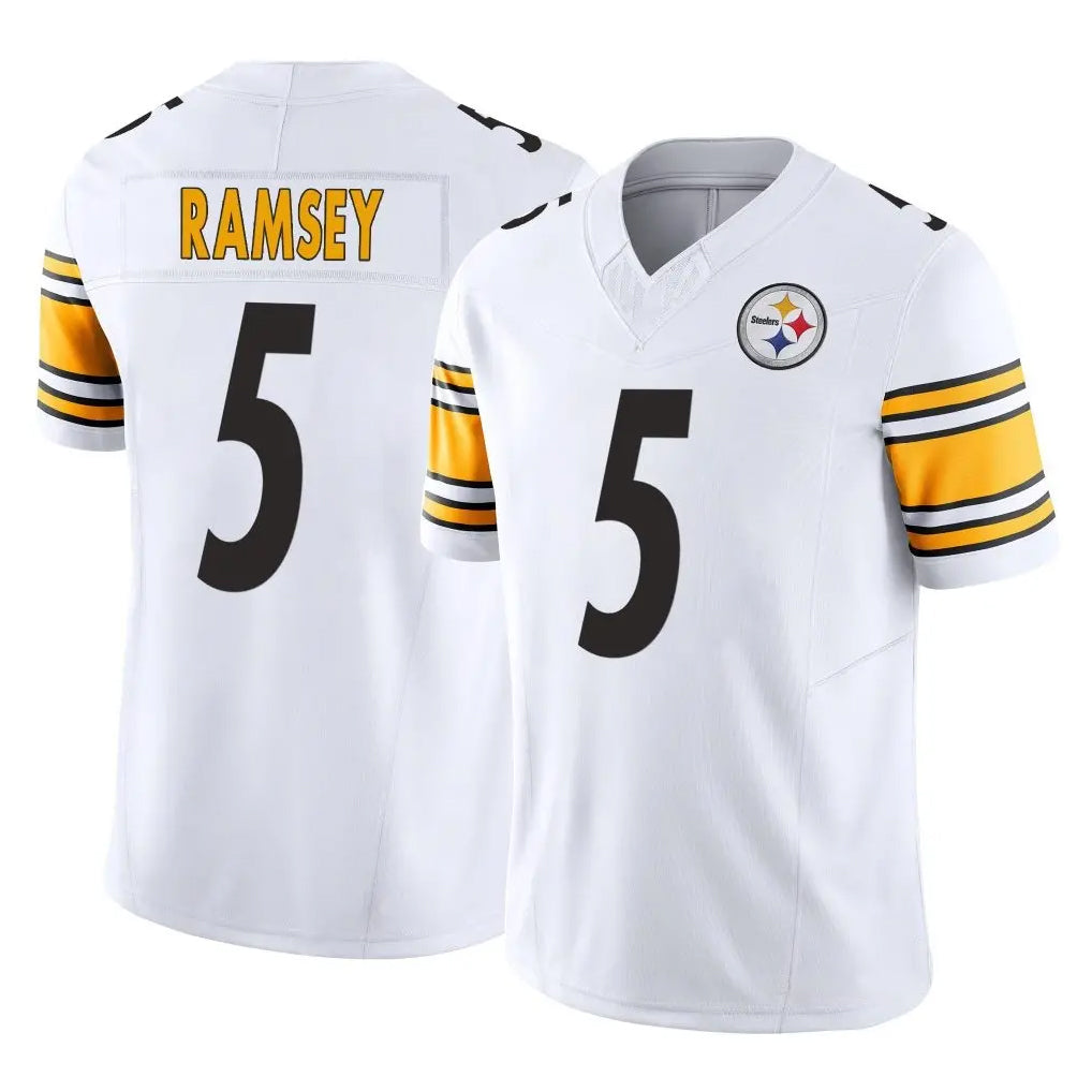 P.Steelers #5 Jalen Ramsey Player White Limited Vapor F.U.S.E. Home Game BALCE Stitched Jerseys