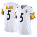 P.Steelers #5 Jalen Ramsey Player White Limited Vapor F.U.S.E. Home Game BALCE Stitched Jerseys