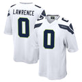 S.Seahawks #0 DeMarcus Lawrence Player White Home Game BALCE Stitched Jerseys