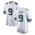 M.Dolphins #9 Joshua Uche Player White Limited Home Game BALCE Stitched Jerseys