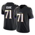 B.Ravens #71 Olaivavega Ioane Player Black Vapor F.U.S.E. Limited Game BALCE Stitched Jerseys