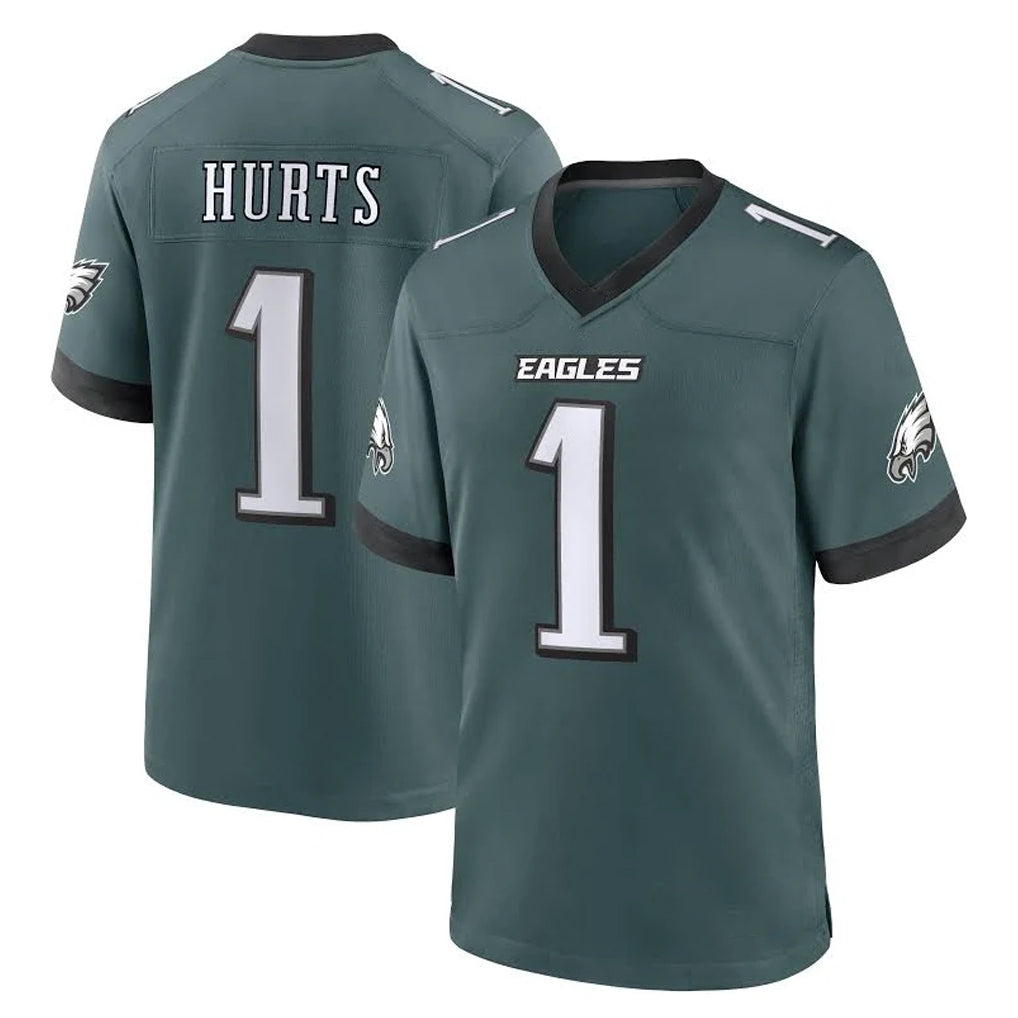 P.Eagles #1 Jalen Hurts Player Green Home Game BALCE Stitched Jerseys