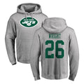 NY.Jets #26 Nahshon Wright Player Gray LOGO Pullover Hoodies Limited Game BALCE Stitched Jerseys