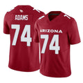 A.Cardinals #74 Isaiah Adams Player Cardinal Vapor F.U.S.E. Limited Home Game BALCE Stitched Jerseys