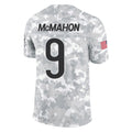 C.Bears #9 Jim McMahon Player Arctic Camo Salute to Service Limited BALCE Stitched Jerseys