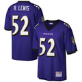 B.Ravens #52 Ray Lewis Player Purple Mitchell & Ness Big & Tall 2000 Retired BALCE Stitched Jerseys