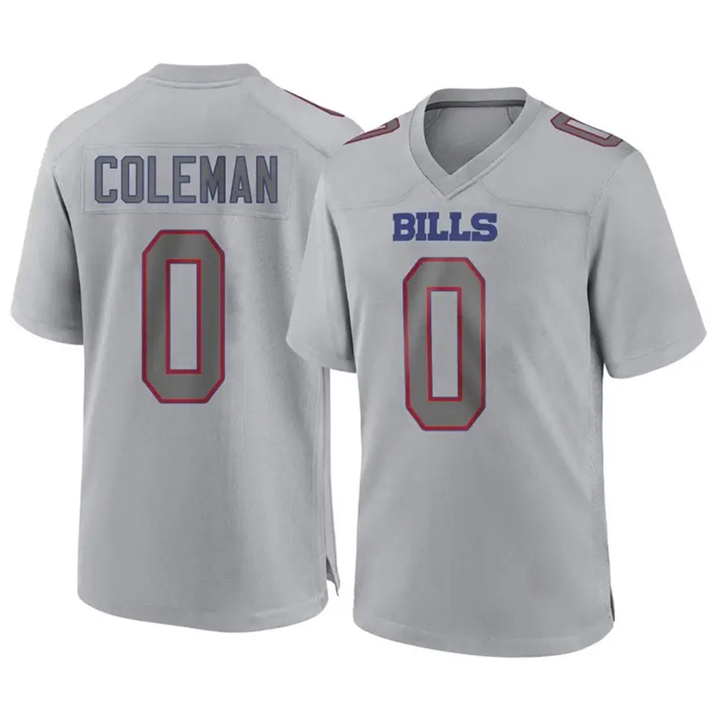 B.Bills #0 Keon Coleman Player Gray Home Game BALCE Stitched Jerseys