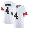 C.Browns #4 Deshaun Watson Player White Vapor F.U.S.E. Limited Home Game BALCE Stitched Jerseys