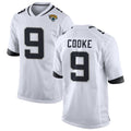 J.Jaguars #9 Logan Cooke Player White Home Game BALCE Stitched Jerseys